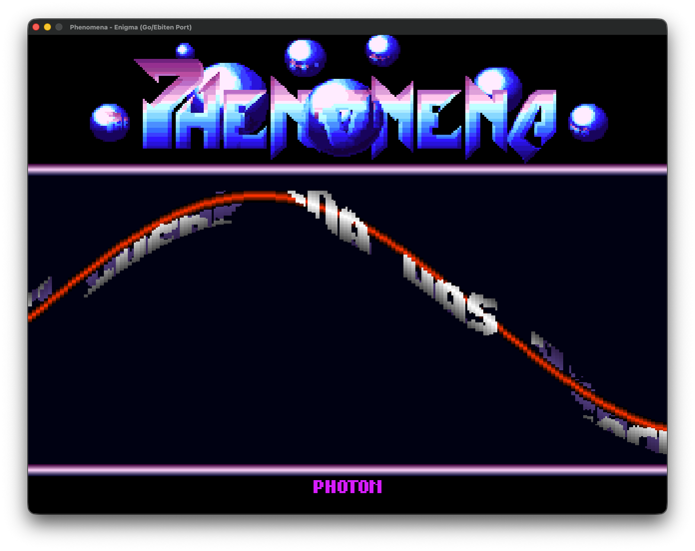 Capture de Phenomena DNA Scroll Intro